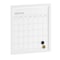 Martha Stewart Everette 18in. x 18in. Magnetic Calendar Dry Erase Board w/Wht Frame, w/Dry Erase Mrkr and 2 Mgnts BR-PM-MWP-4545-WT-MS - alternate 3
